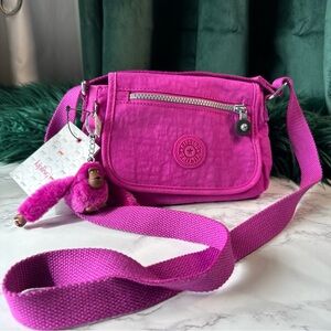 Kipling Sabian Crossbody Mini Bag in the color Hydrangea Pink